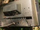 The back of that RCA TV, showing some of the adjustment dials