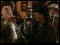 The crew drinking in the AR saloon