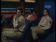 The two Rimmers feuding in the theatre