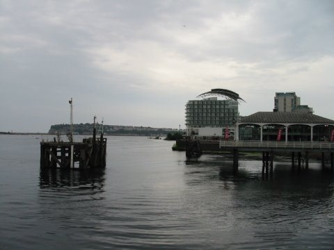Cadwaladers hanging out over the water