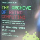 Kingston University's retrocomputing exhibit