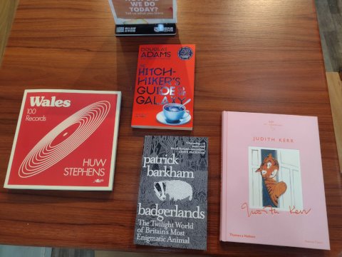 A couple books we bought on the trip