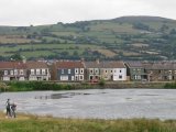 A view of the Welsh hills from Caerphilly Castle